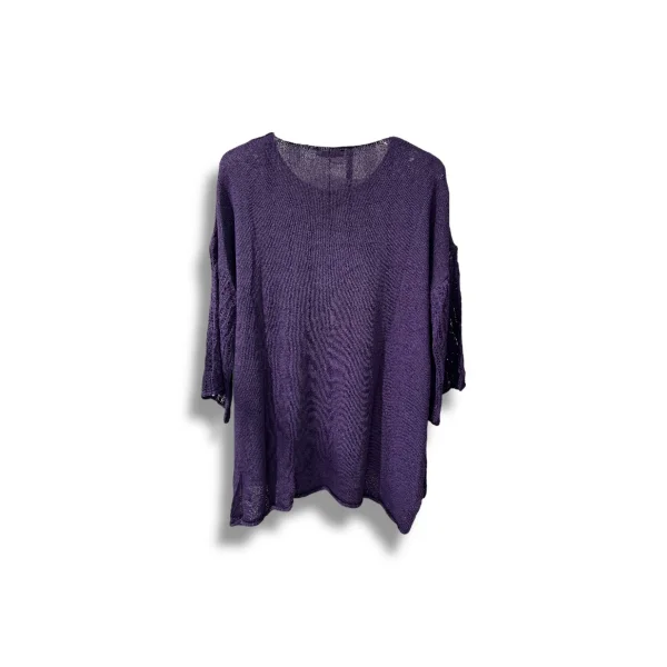 Merserize Oversize Triko Bluz – Standart Beden (38-48 Uyumlu) – Şık ve Rahat Tasarım