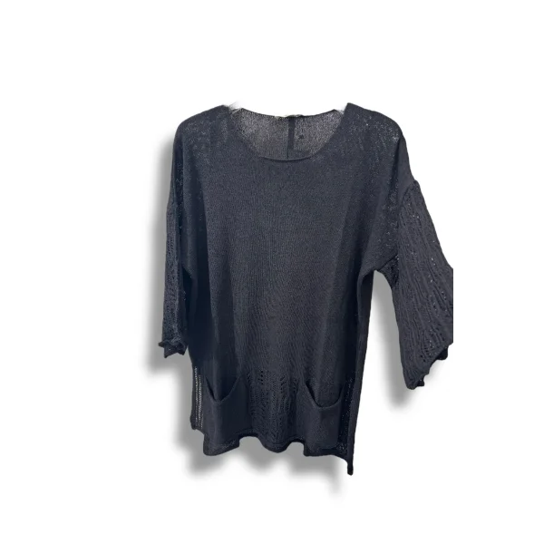 Merserize Oversize Triko Bluz – Standart Beden (38-48 Uyumlu) – Şık ve Rahat Tasarım
