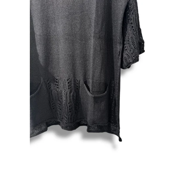 Merserize Oversize Triko Bluz – Standart Beden (38-48 Uyumlu) – Şık ve Rahat Tasarım
