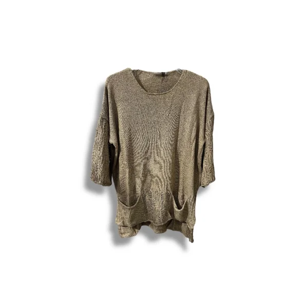 Merserize Oversize Triko Bluz – Standart Beden (38-48 Uyumlu) – Şık ve Rahat Tasarım