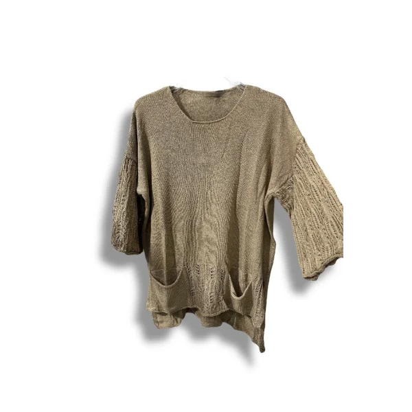 Merserize Oversize Triko Bluz – Standart Beden (38-48 Uyumlu) – Şık ve Rahat Tasarım