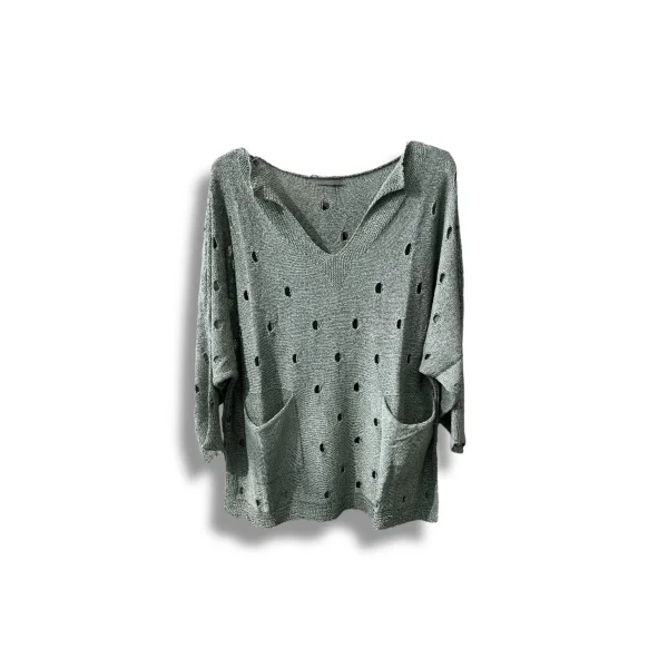 Kadın Merserize Oversize Triko Bluz – Standart Beden (38-48 Uyumlu) – Şık ve Rahat Yazlık Kazak