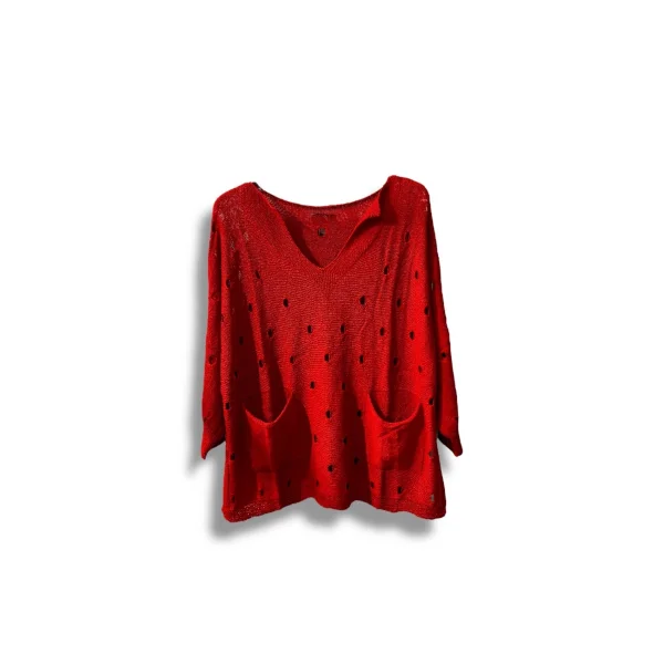 Kadın Merserize Oversize Triko Bluz – Standart Beden (38-48 Uyumlu) – Şık ve Rahat Yazlık Kazak