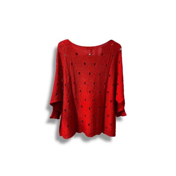 Kadın Merserize Oversize Triko Bluz – Standart Beden (38-48 Uyumlu) – Şık ve Rahat Yazlık Kazak