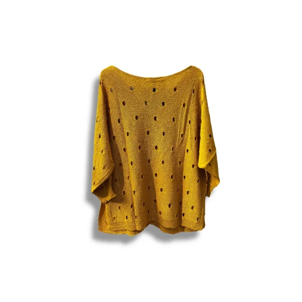 Kadın Merserize Oversize Triko Bluz – Standart Beden (38-48 Uyumlu) – Şık ve Rahat Yazlık Kazak