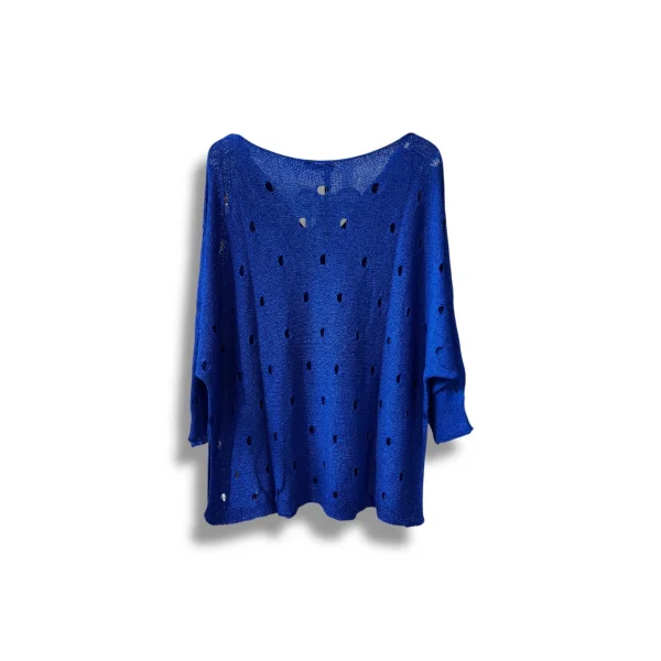 Kadın Merserize Oversize Triko Bluz – Standart Beden (38-48 Uyumlu) – Şık ve Rahat Yazlık Kazak
