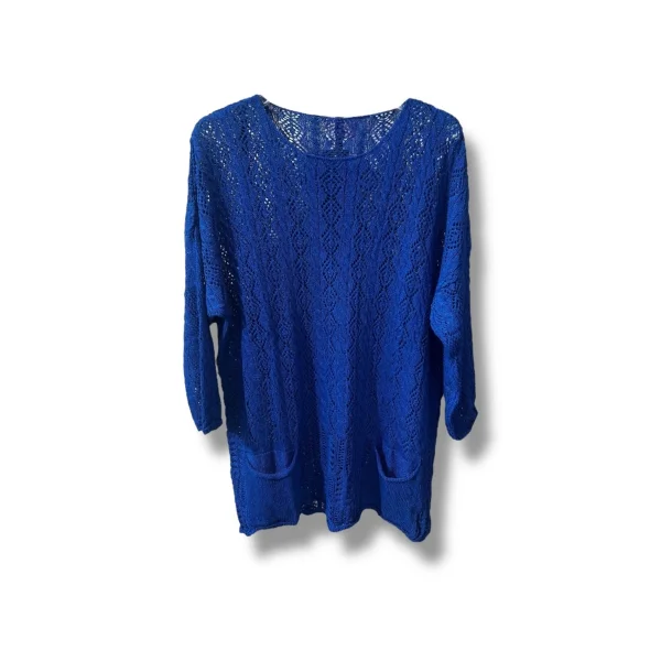 %100 Pamuk Merserize Triko Bluz – Standart Beden 38-48 Uyumlu, Cepli, Yumuşak Dokulu