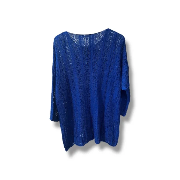 %100 Pamuk Merserize Triko Bluz – Standart Beden 38-48 Uyumlu, Cepli, Yumuşak Dokulu