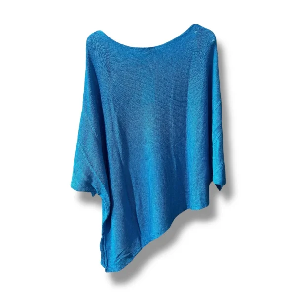 Oversize Cepli Merserize Bluz | 38-52 Beden Uyumlu Rahat Kalıp Triko