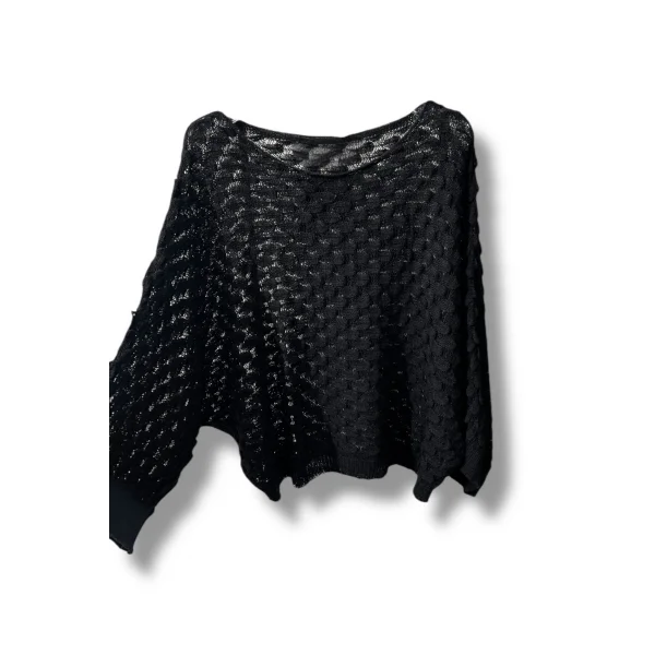 Kadın Merserize Triko Bluz Oversize Standart Beden 38-52 Uyumlu Salaş