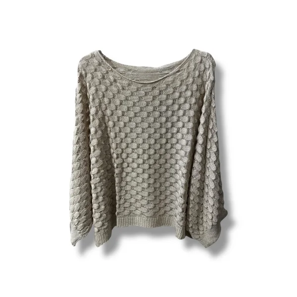 Kadın Merserize Triko Bluz Oversize Standart Beden 38-52 Uyumlu Salaş