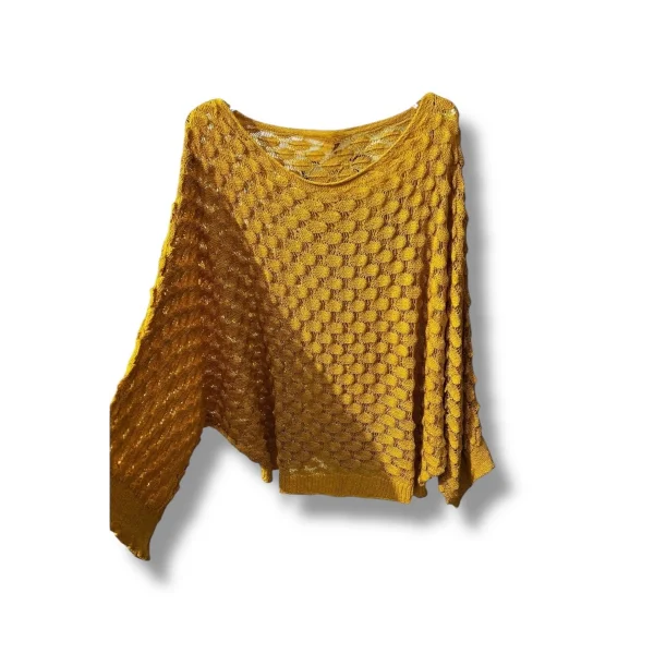Kadın Merserize Triko Bluz Oversize Standart Beden 38-52 Uyumlu Salaş