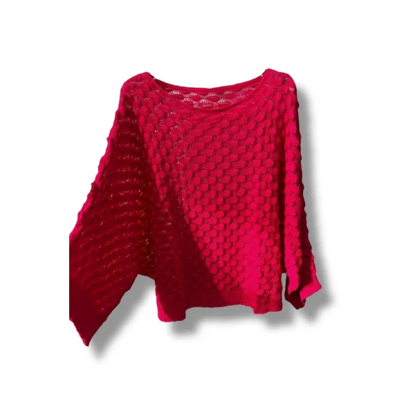 Kadın Merserize Triko Bluz Oversize Standart Beden 38-52 Uyumlu Salaş