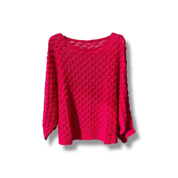 Kadın Merserize Triko Bluz Oversize Standart Beden 38-52 Uyumlu Salaş