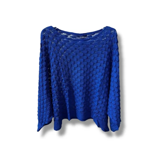 Kadın Merserize Triko Bluz Oversize Standart Beden 38-52 Uyumlu Salaş