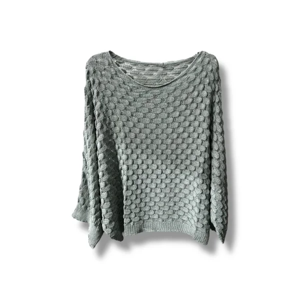 Kadın Merserize Triko Bluz Oversize Standart Beden 38-52 Uyumlu Salaş