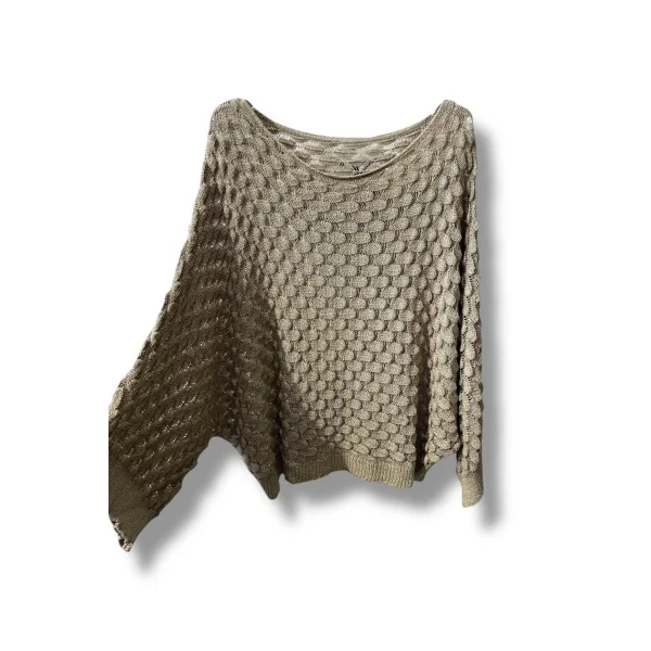 Kadın Merserize Triko Bluz Oversize Standart Beden 38-52 Uyumlu Salaş