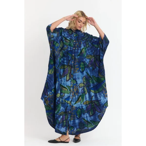 Batik dev oversize gömlek elbise