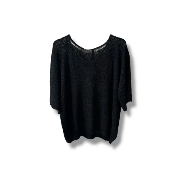 Duru Oversize Merserize Triko-siyah