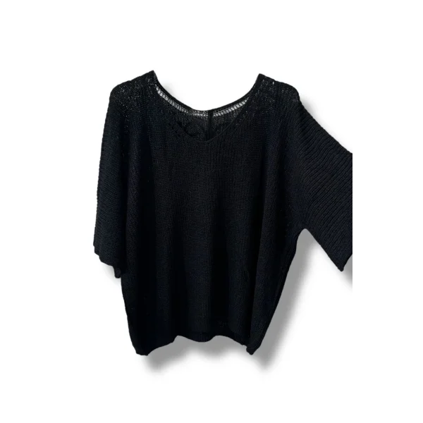 Duru Oversize Merserize Triko-siyah