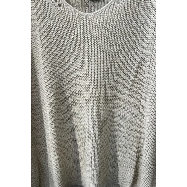 Duru Oversize Merserize Triko-krem