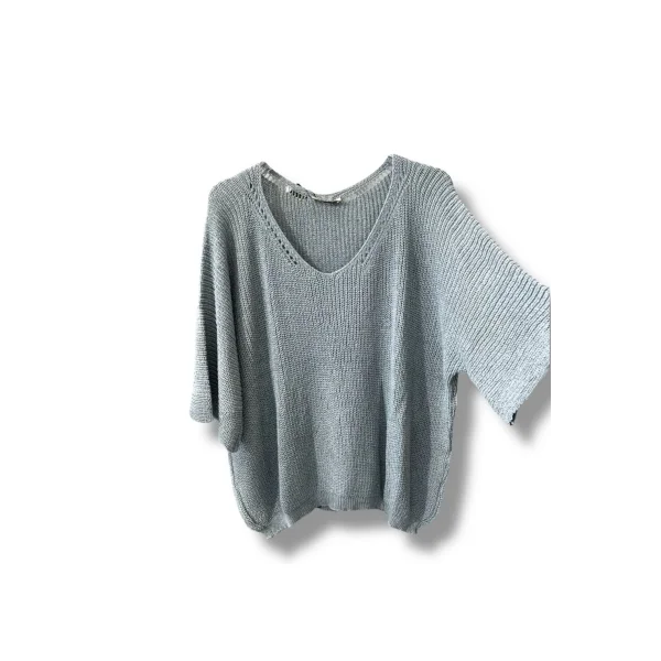 Duru Oversize Merserize Triko-gri