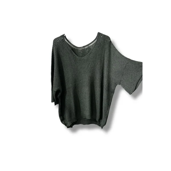 Duru Oversize Merserize Triko-haki