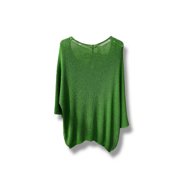 Duru Oversize Merserize Triko-yeşil