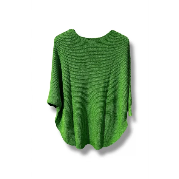Kadın Merserize Triko Bluz Oversize Salaş Kalıp 38-52 Beden Uyumlu-Benetton
