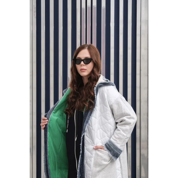 Kadın Oversize Kapüşonlu Şişme Mont | Standart Beden (38-46) Uyumlu | Rahat ve Şık Tasarım