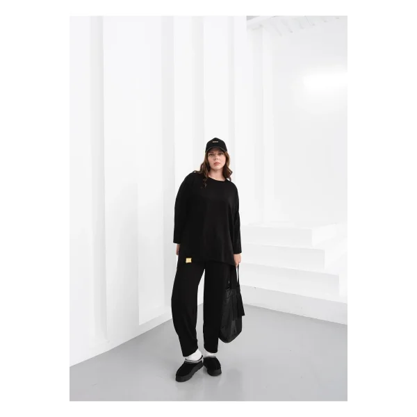 Oversize Kadın Eşofman Takımı - Basic Rahat Kesim (38-46 Beden Uyumlu)