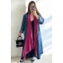 Pamuk Garnili Kot Kaftan-Fuşya