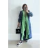 Pamuk Garnili Kot Kaftan-Yeşil