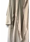 %100 pamuk garnili kaftan-Bej
