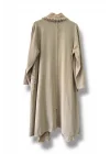 %100 pamuk garnili kaftan-Bej