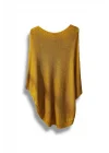 Kadın Merserize Triko Bluz – Oversize Rahat Kalıp, Baskılı Bluz (38-48 Beden)