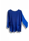 Merserize Triko Kadın Oversize Tunik - 38-52 Beden Uyumlu Standart Beden