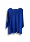 Merserize Triko Kadın Oversize Tunik - 38-52 Beden Uyumlu Standart Beden