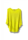 Oversize Cepli Merserize Bluz | 38-52 Beden Uyumlu Rahat Kalıp Triko