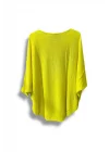 Oversize Cepli Merserize Bluz | 38-52 Beden Uyumlu Rahat Kalıp Triko
