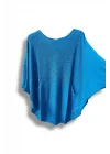 Oversize Cepli Merserize Bluz | 38-52 Beden Uyumlu Rahat Kalıp Triko