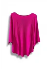 Merserize Triko Oversize Bluz - 38-52 Beden Uyumlu - Salaş Kazak