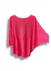 Merserize Triko Oversize Bluz - 38-52 Beden Uyumlu - Salaş Kazak