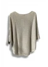 Merserize Triko Oversize Bluz - 38-52 Beden Uyumlu - Salaş Kazak