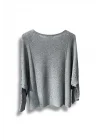 Oversize Merserize Triko Cepli ve Ajurlu Tasarım Bluz- 38-52 Beden Arası Uyumlu