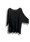 Oversize Merserize Triko Bluz | 38-52 Beden Uyumlu