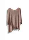 Kadın Oversize Merserize Triko Bluz | Salaş Tunik | 38-52 Beden Uyumlu