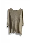 Kadın Oversize Merserize Triko Bluz | Salaş Tunik | 38-52 Beden Uyumlu