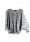 Oversize Merserize Triko Bluz - Delikli Desenli Kazak (38-52 Beden)