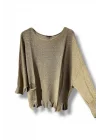 %100 Pamuk Merserize Triko Bluz Standart Beden 38-48 Uyumlu